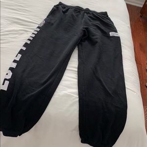 black pink sweatpants